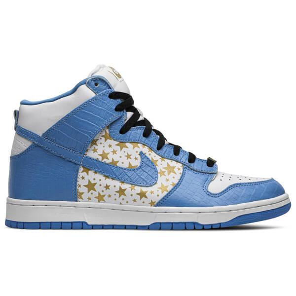 Supreme x ナイキ  コピー  SB Dunk High Pro SB Blue Stars2003201120AA1